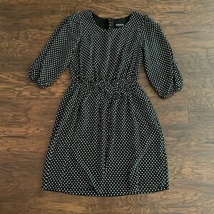 Enfocus Studio black and white polka dot dress. Size 4